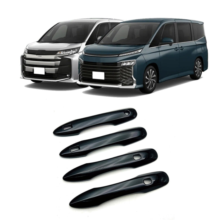 For Toyota 2022 Noah/Voxy 90 Series Right Hand Drive Door Handle Protection Cover Patch(Piano Black) - Decorative Strip by PMC TechLife | Online Shopping South Africa | PMC TechLife | Buy Now Pay Later Mobicred