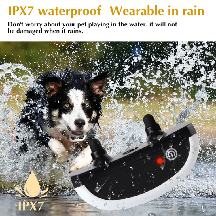 1 Drag 3 Pet Electronic Fence Wireless Stop Barker Outdoor Dog Collar Remote Control Dog Trainer(Gold) - Training Aids by PMC TechLife | Online Shopping South Africa | PMC TechLife | Buy Now Pay Later Mobicred