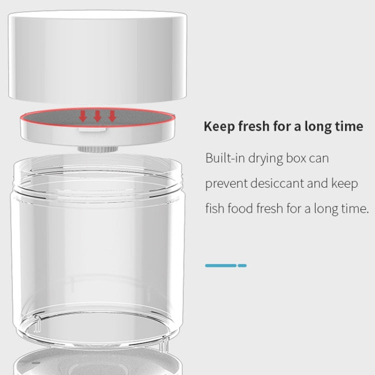 USB Direct Plug / Battery Dual-Use Automatic Fish Feeder Timing Dosing Feeder(White) - Feeders by PMC TechLife | Online Shopping South Africa | PMC TechLife | Buy Now Pay Later Mobicred