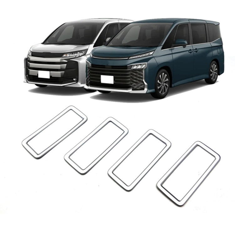 For Toyota 2022 Voxy/Noah 90 Series Rear Air Vent Decorative Frame(Matte Silver) - free shipping - PMC TechLife - Order now!
