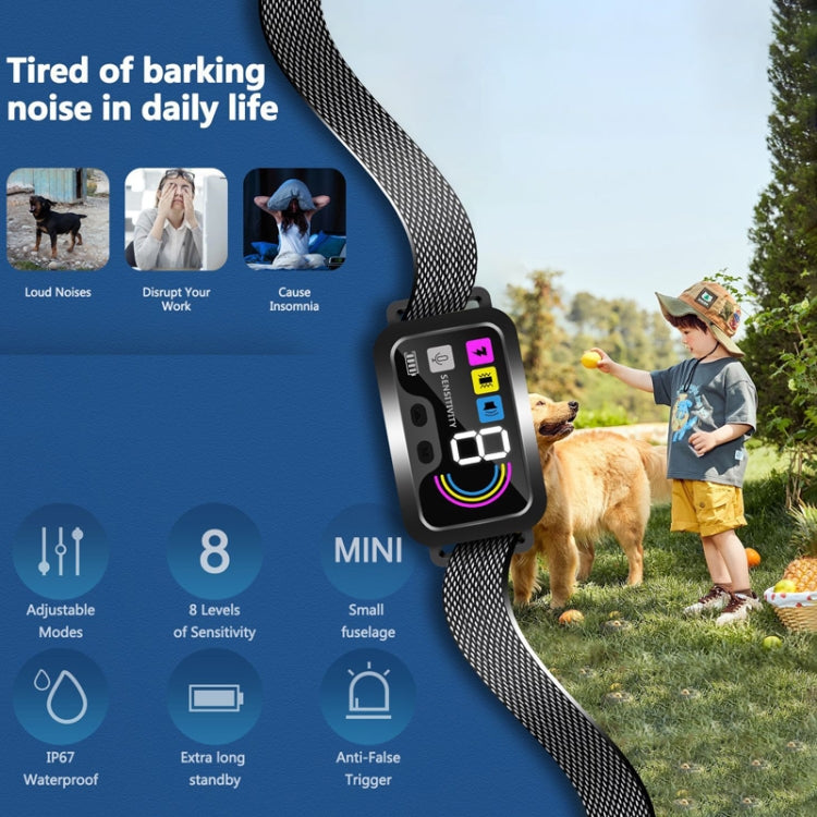 Color Screen Stop Bark Dog Trainer Anti Barking Pet Supplies(White) - Training Aids by PMC TechLife | Online Shopping South Africa | PMC TechLife | Buy Now Pay Later Mobicred