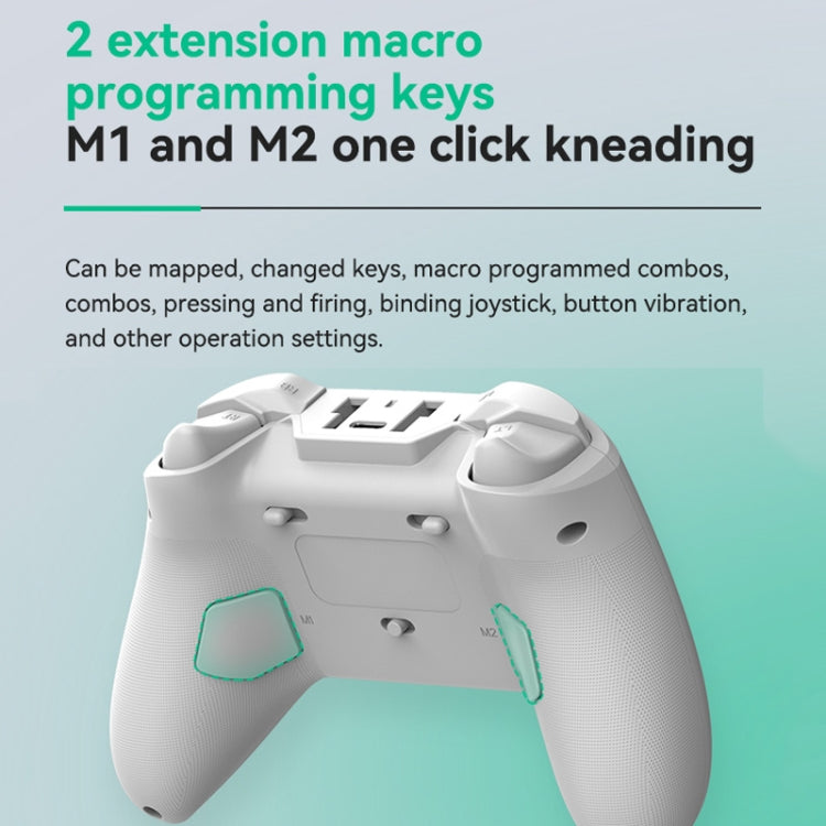 Z03 Wireless Bluetooth Game Controller For Switch / IOS / Android / PC / PS3 / PS4, Spec: Star White+Bracket - free shipping - PMC Jewellery - Order now!