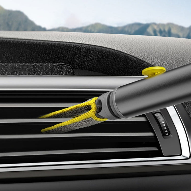 3-In-1 Car Air Outlet Double-Head Cleaning Brush Multi-Functional Detail Brush With Hammer(Grey) - Car washing supplies by PMC TechLife | Online Shopping South Africa | PMC TechLife | Buy Now Pay Later Mobicred