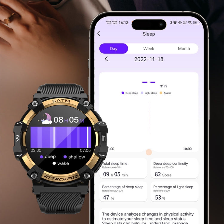 LOKMAT ATTACK 2 PRO 1.39-Inch 5ATM Waterproof Health Monitoring Bluetooth Smart Watch(Silver) - free shipping - PMC TechLife - Order now!