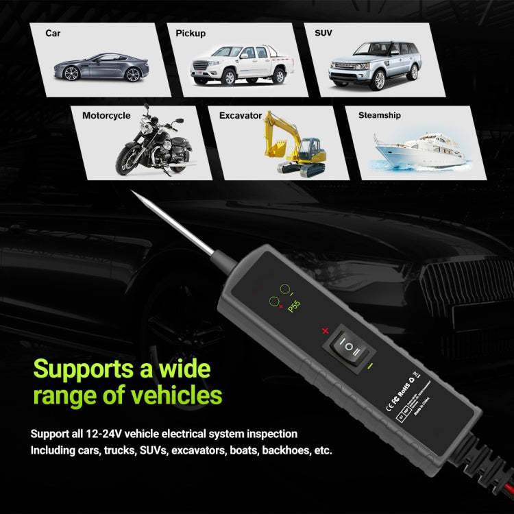 Automotive Electrical Circuit Tester System Short Circuit Tracking Positioning Diagnostic Instrument(P55) - Code Readers & Scan Tools by PMC TechLife | Online Shopping South Africa | PMC TechLife | Buy Now Pay Later Mobicred