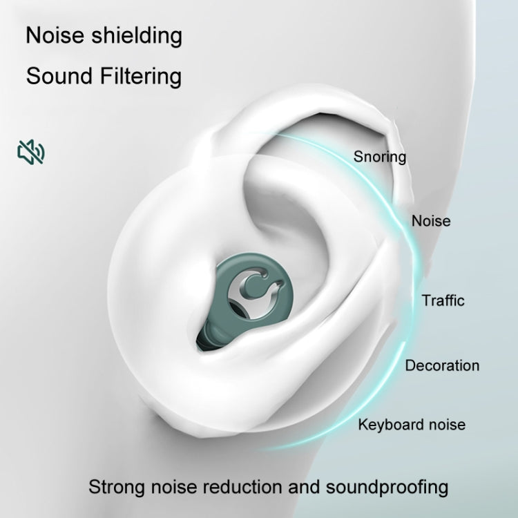 Silicone Sleep Soundproof Noise Reducing Earplugs Swimming Waterproof Earplugs(Black) - free shipping - PMC TechLife - Order now!