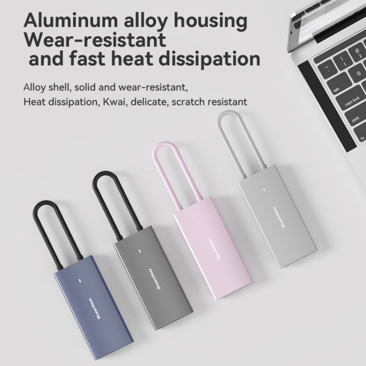 Blueendless 4K60Hz + Gigabit LAN + Data Type-C Docking Station, Spec: 6-in-1 Gray - free shipping - PMC Jewellery - Order now!