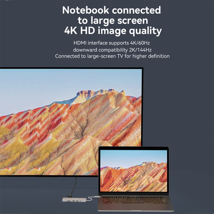 Blueendless 4K60Hz + Gigabit LAN + Data Type-C Docking Station, Spec: 6-in-1 Pink - free shipping - PMC Jewellery - Order now!