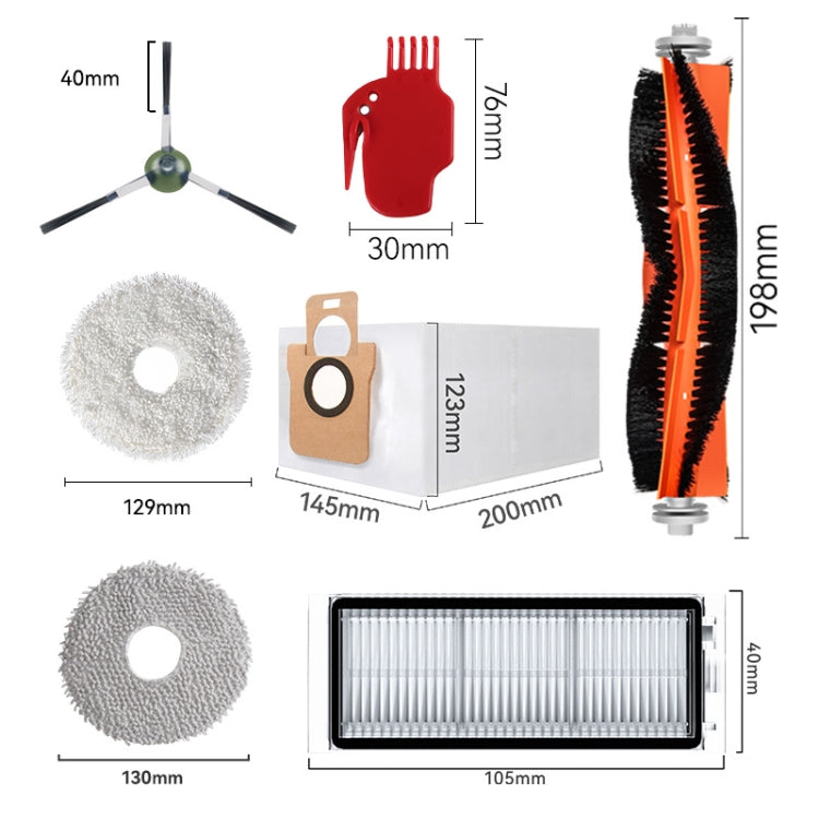 For Dreame L20 Ultra / X20 Pro / X20 Pro Plus Robot Vacuum Accessories 1 Dust Bag - For Xiaomi Accessories by PMc TechLife | Online Shopping South Africa | PMc TechLife | Buy Now Pay Later Mobicred