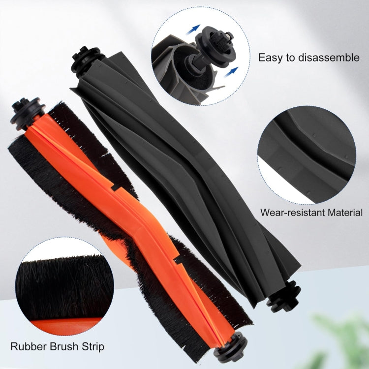 For Dreame L20 Ultra / X20 Pro / X20 Pro Plus Robot Vacuum Accessories 1 Rubber Brush - free shipping - PMc TechLife - Order now!