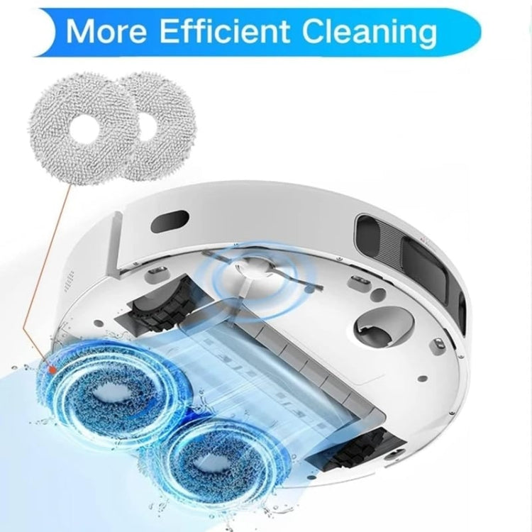 For Dreame L20 Ultra / X20 Pro / X20 Pro Plus Robot Vacuum Accessories 1 White Rubber Brush Cover - For Xiaomi Accessories by PMc TechLife | Online Shopping South Africa | PMc TechLife | Buy Now Pay Later Mobicred