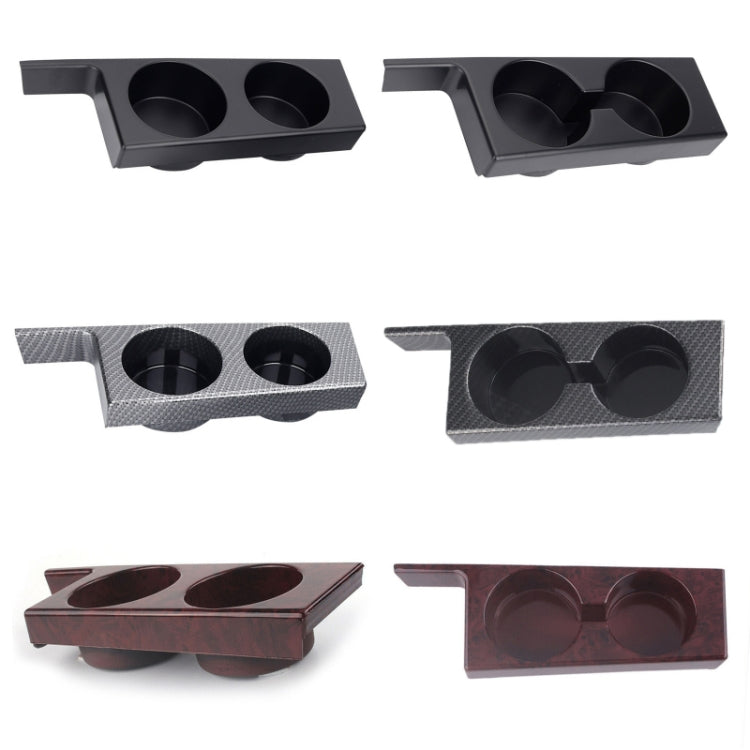 For BMW 5 Series E39/528i/530i/M5 Left-hand Drive Car Central Control Cup Holder, Color: Rosewood Color With Groove - Car Drink Holders by PMC TechLife | Online Shopping South Africa | PMC TechLife | Buy Now Pay Later Mobicred