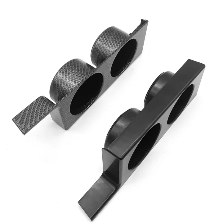 For BMW 5 Series E39/528i/530i/M5 Left-hand Drive Car Central Control Cup Holder, Color: Carbon Grain With Groove - Car Drink Holders by PMC TechLife | Online Shopping South Africa | PMC TechLife | Buy Now Pay Later Mobicred