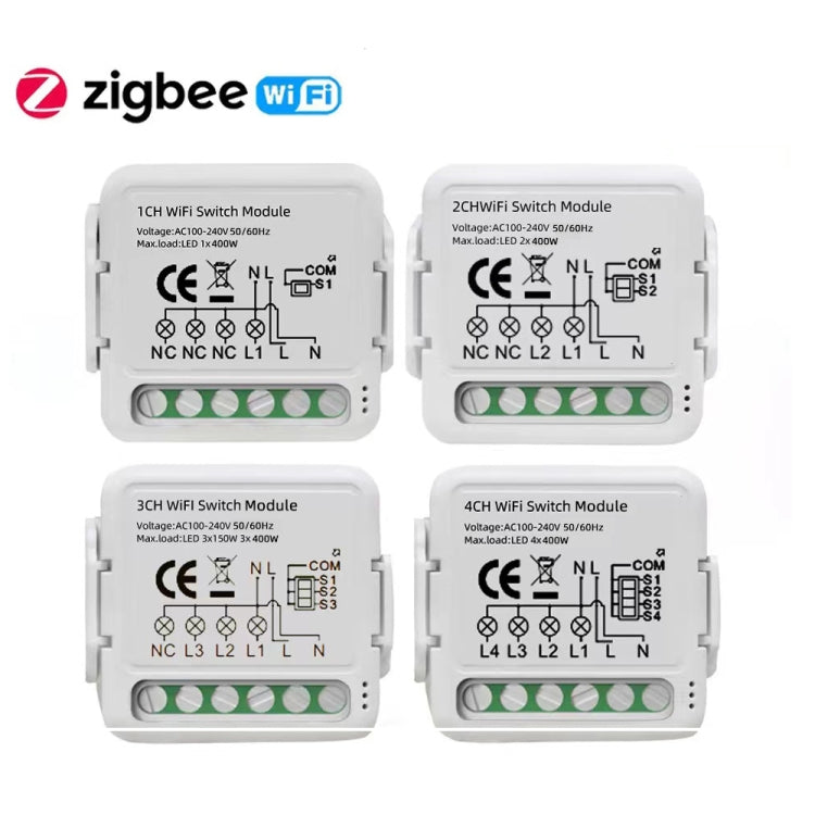 3CH WiFi Smart Switch Module For Alexa / Google Home / Tuya Smart Life APP - Smart Switch by PMC TechLife | Online Shopping South Africa | PMC TechLife | Buy Now Pay Later Mobicred