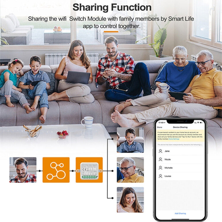 1CH  WiFi  Smart Switch Module For Alexa / Google Home / Tuya Smart Life APP - Smart Switch by PMC TechLife | Online Shopping South Africa | PMC TechLife | Buy Now Pay Later Mobicred