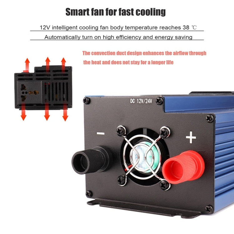 500W/12V24V Convert To 220V Dual Voltage Modified Sine Wave Inverter - Modified Square Wave by PMC TechLife | Online Shopping South Africa | PMC TechLife | Buy Now Pay Later Mobicred