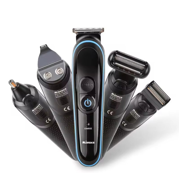 MARSKE MS-5010 Electric Hair Clipper 5 In 1 Multi-function Shaver Rechargeable Styler(USB Without Plug) - Hair Trimmer by MARSKE | Online Shopping South Africa | PMc TechLife | Buy Now Pay Later Mobicred