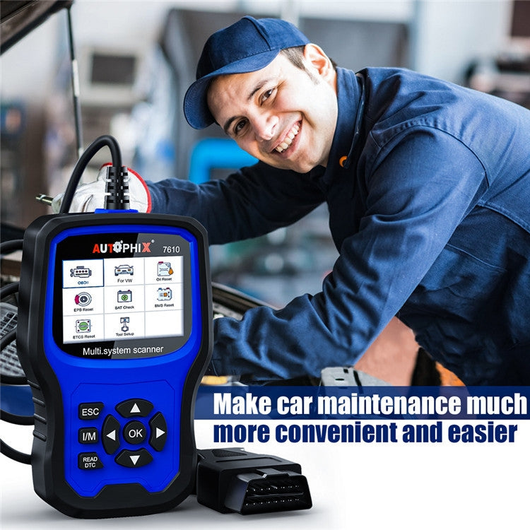AUTOPHIX 7610 OBD2 Scan Diagnostic Tool Full System Maintenance And Repair Detector - free shipping - PMC TechLife - Order now!