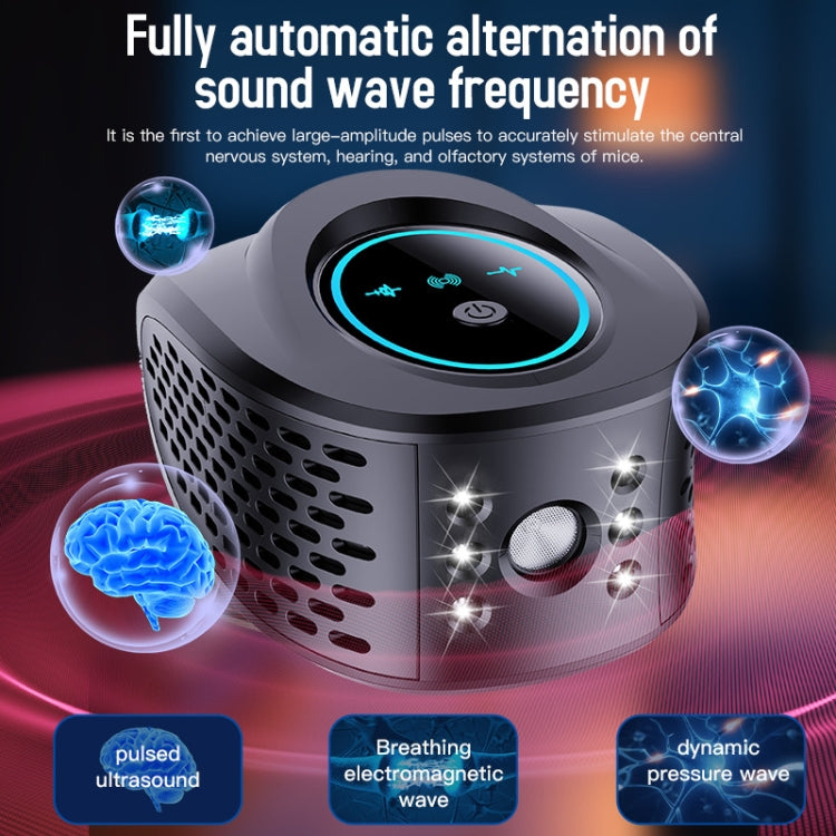QSQ218 Multifunctional LED Household Indoor High-power Ultrasonic Mouse Repellent EU Plug(White) - free shipping - PMc TechLife - Order now!