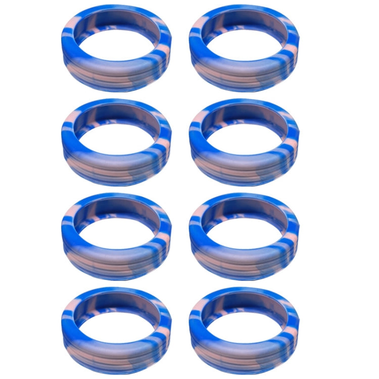 8pcs /Set Luggage Wheel Silicone Protective Cover Swivel Chair Wheel Sound Reducing Cover, Size: Large 5-7cm Wheels(Blue Mixed Pink) - Accessories by PMC TechLife | Online Shopping South Africa | PMC TechLife | Buy Now Pay Later Mobicred
