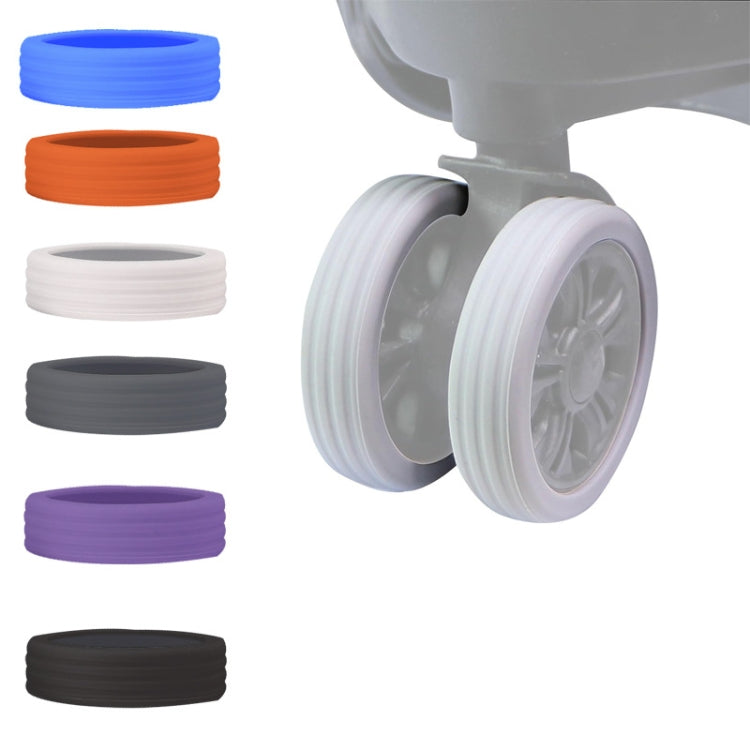 8pcs /Set Luggage Wheel Silicone Protective Cover Swivel Chair Wheel Sound Reducing Cover, Size: Small 4-5cm Wheels(4 Generation Luminous Blue) - Accessories by PMC TechLife | Online Shopping South Africa | PMC TechLife | Buy Now Pay Later Mobicred
