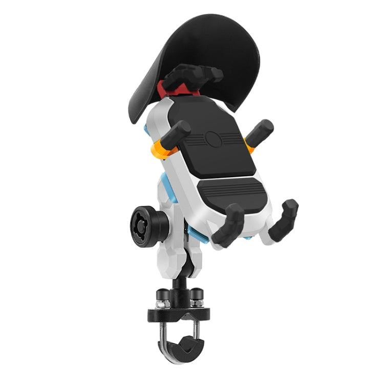 Colorful Motorcycle Shock-absorbing Navigation Mobile Phone Holder(Handlebar Model) - Holder by PMC TechLife | Online Shopping South Africa | PMC TechLife | Buy Now Pay Later Mobicred