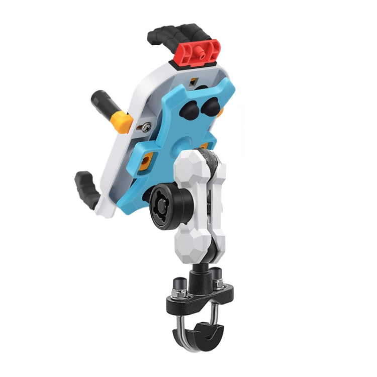 Colorful Motorcycle Shock-absorbing Navigation Mobile Phone Holder(Handlebar Model) - Holder by PMC TechLife | Online Shopping South Africa | PMC TechLife | Buy Now Pay Later Mobicred