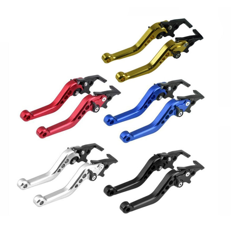 1pair Motorcycle CNC Six Speed Dual Disc Brake Handlebar Cowl Adjustable Electric Bike Brake Lever(Gold) - Motorbike Brakes by PMC TechLife | Online Shopping South Africa | PMC TechLife | Buy Now Pay Later Mobicred