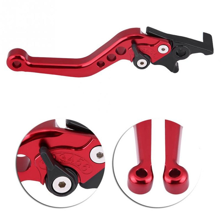 1pair Motorcycle CNC Six Speed Dual Disc Brake Handlebar Cowl Adjustable Electric Bike Brake Lever(Gold) - Motorbike Brakes by PMC TechLife | Online Shopping South Africa | PMC TechLife | Buy Now Pay Later Mobicred