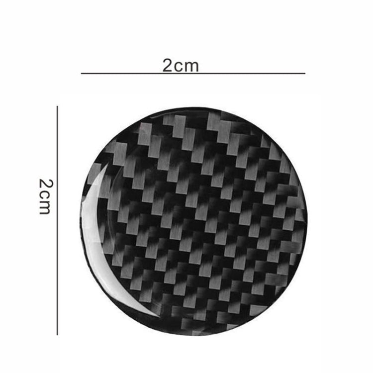 10pcs Car Modification Protection Keyhole Anti-Blocking Sticker(Carbon Fiber Black) - Decorative Sticker by PMC TechLife | Online Shopping South Africa | PMC TechLife | Buy Now Pay Later Mobicred