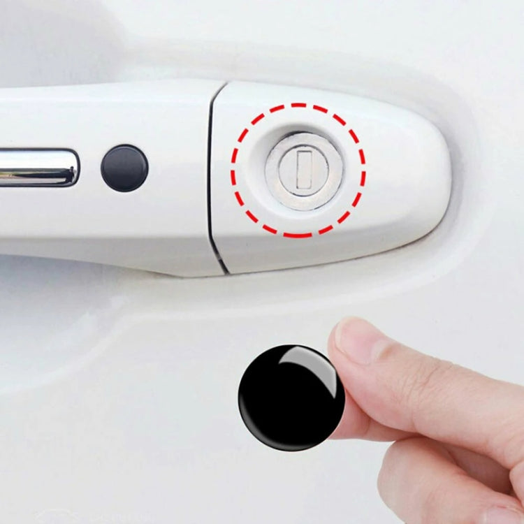 10pcs Car Modification Protection Keyhole Anti-Blocking Sticker(Light Black) - Decorative Sticker by PMC TechLife | Online Shopping South Africa | PMC TechLife | Buy Now Pay Later Mobicred