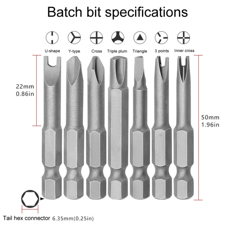 4pcs / Set U-Shaped Chrome Vanadium Steel Bit Set Appliance Repair Electrical Drill Accessories With Magnetic - Drill & Drill Bits by PMC TechLife | Online Shopping South Africa | PMC TechLife | Buy Now Pay Later Mobicred