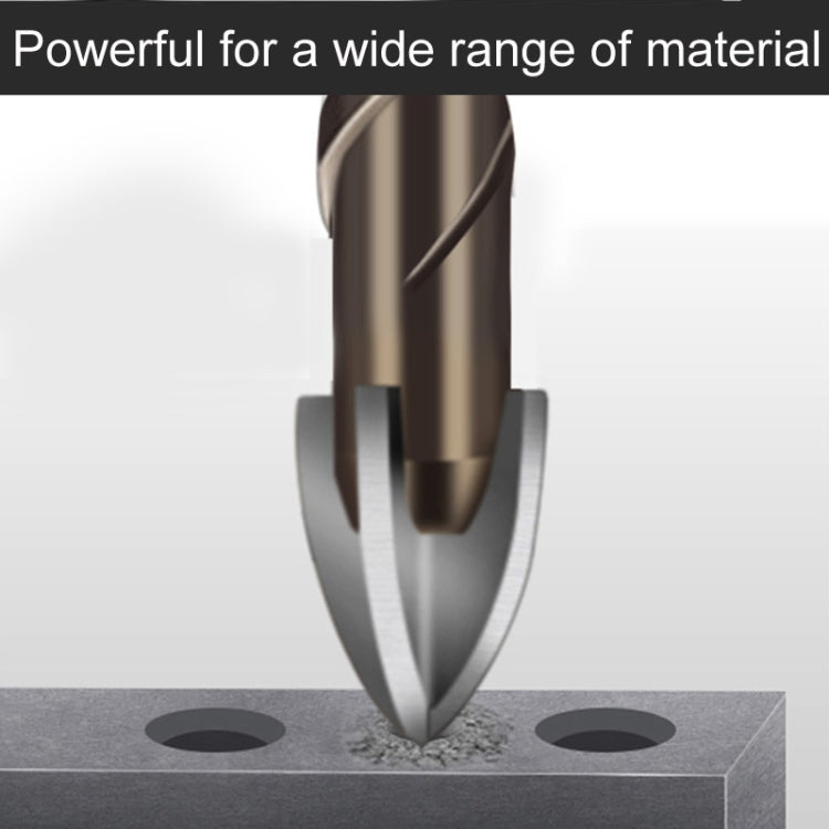 5mm Hexagonal Shank Spiral Flute Cross Alloy Drill Bits Glass Tile Four Edge Drivers - Drill & Drill Bits by PMC TechLife | Online Shopping South Africa | PMC TechLife | Buy Now Pay Later Mobicred