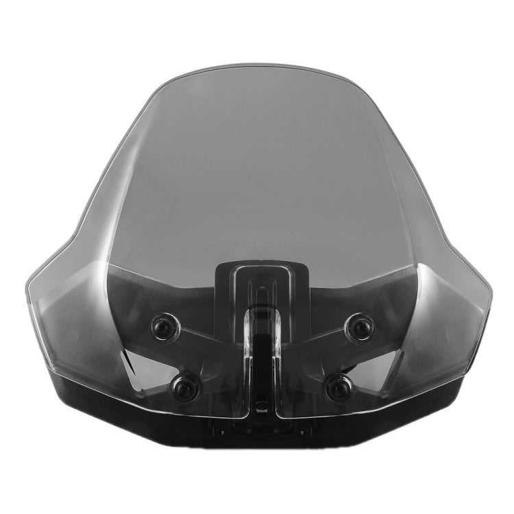 For Can-Am Ryker 600/Ryker 900 Adjustable Front Windshield(Grey) - Replacement Parts by PMC TechLife | Online Shopping South Africa | PMC TechLife | Buy Now Pay Later Mobicred