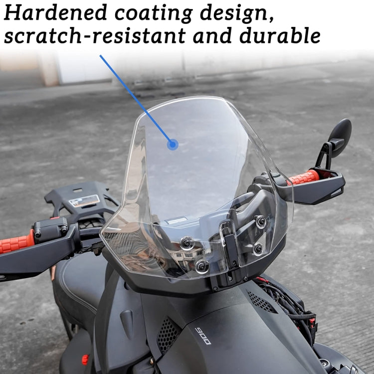 For Can-Am Ryker 600/Ryker 900 Adjustable Front Windshield(Transparent) - Replacement Parts by PMC TechLife | Online Shopping South Africa | PMC TechLife | Buy Now Pay Later Mobicred