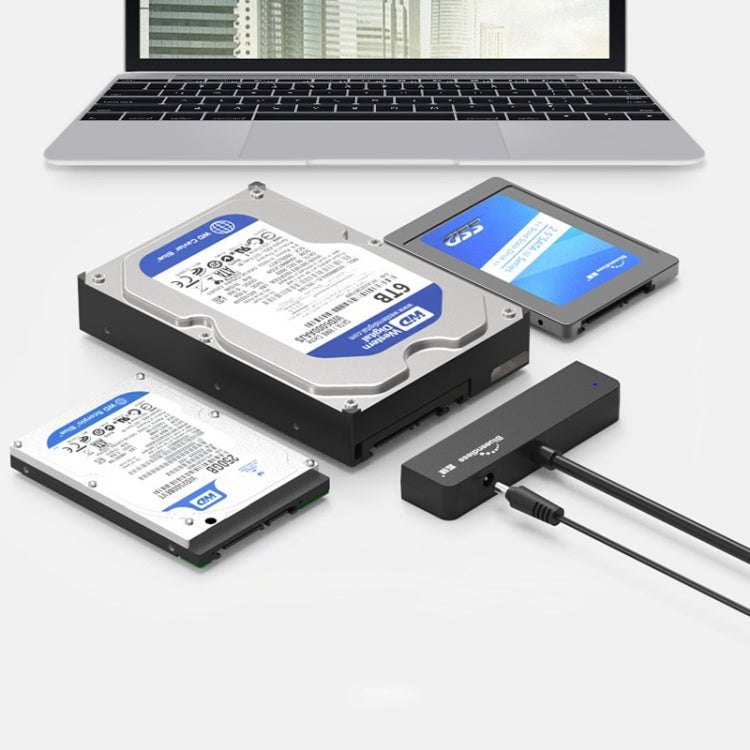 Blueendless US35 USB3.0 To SATA Adapter 2.5 / 3.5-Inch Hard Drive SSD Reader, Spec: USB3.0 EU Plug - free shipping - PMC Jewellery - Order now!