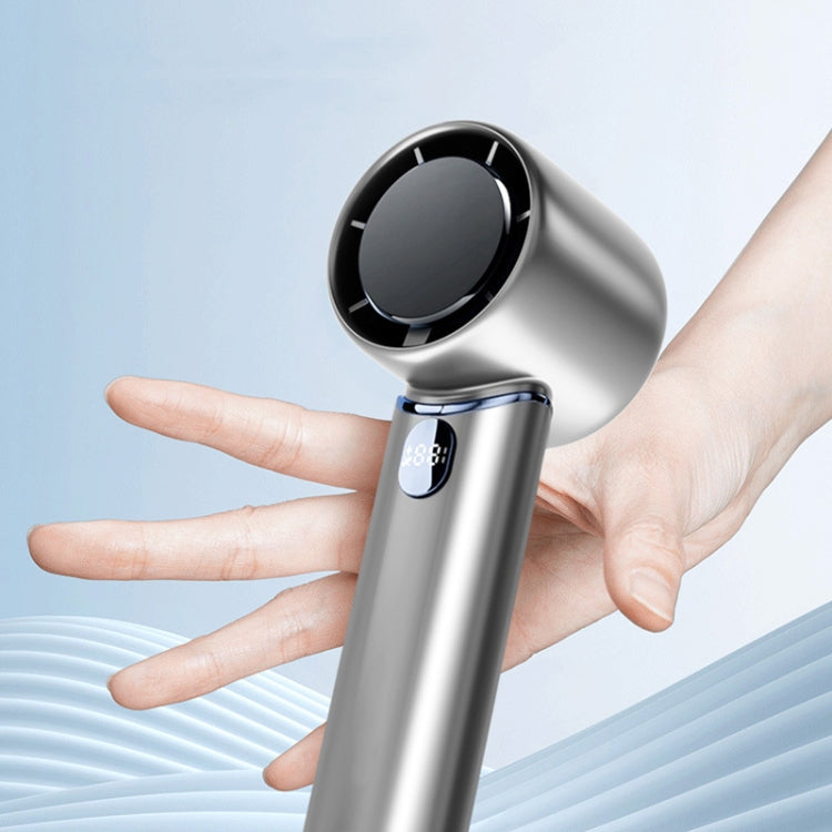 Handheld Turbine Fan 120 Speed ?Brushless Motor Fan(Space Gray) - Electric Fans by PMC TechLife | Online Shopping South Africa | PMC TechLife | Buy Now Pay Later Mobicred