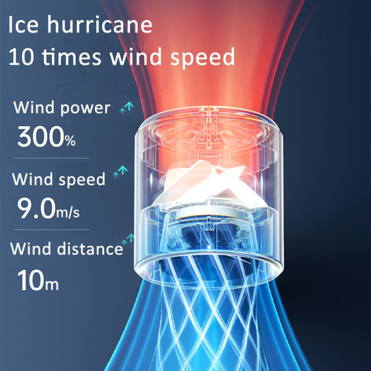 Handheld Turbine Fan 120 Speed ?Brushless Motor Fan(Sky Blue) - Electric Fans by PMC TechLife | Online Shopping South Africa | PMC TechLife | Buy Now Pay Later Mobicred