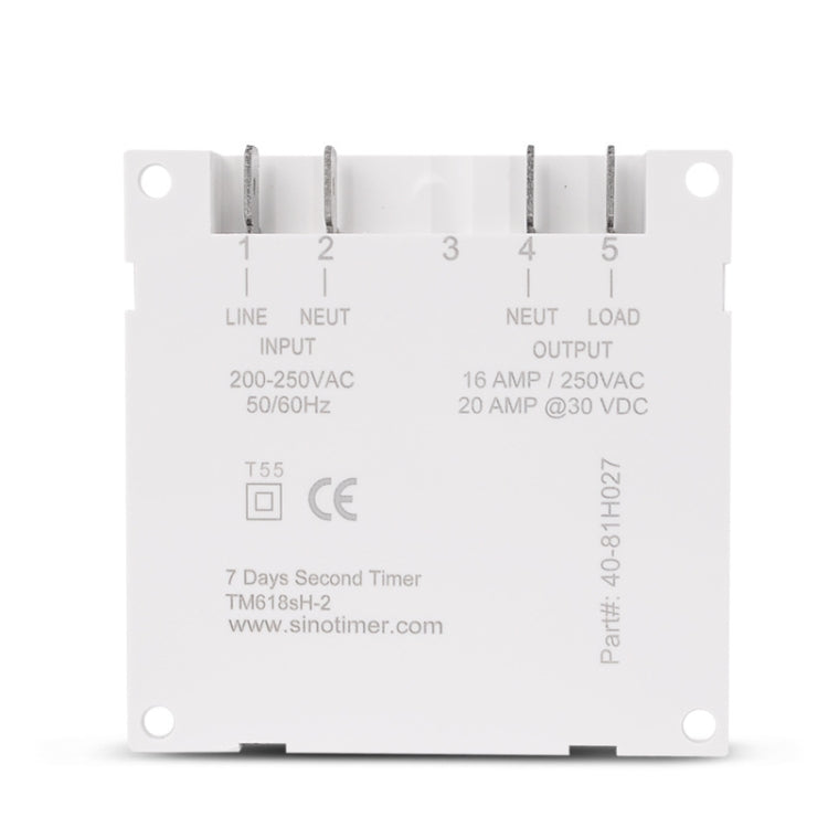 SINOTIMER TM618SH  1 Second Interval Digital LCD Timer Switch Programmable Time Relay 110V - Switch by SINOTIMER | Online Shopping South Africa | PMC TechLife | Buy Now Pay Later Mobicred