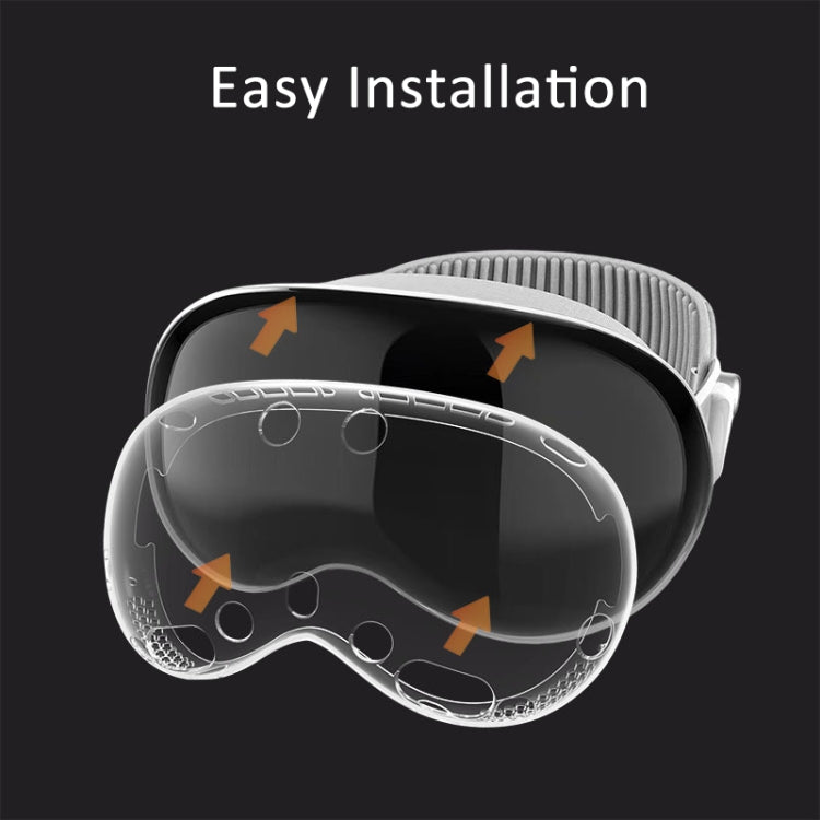 For Apple Vision Pro 4 In 1 Kit Lens Cover Battery Protection Case Accessories, Spec: B Style Orange - VR Accessories by PMC TechLife | Online Shopping South Africa | PMC TechLife | Buy Now Pay Later Mobicred
