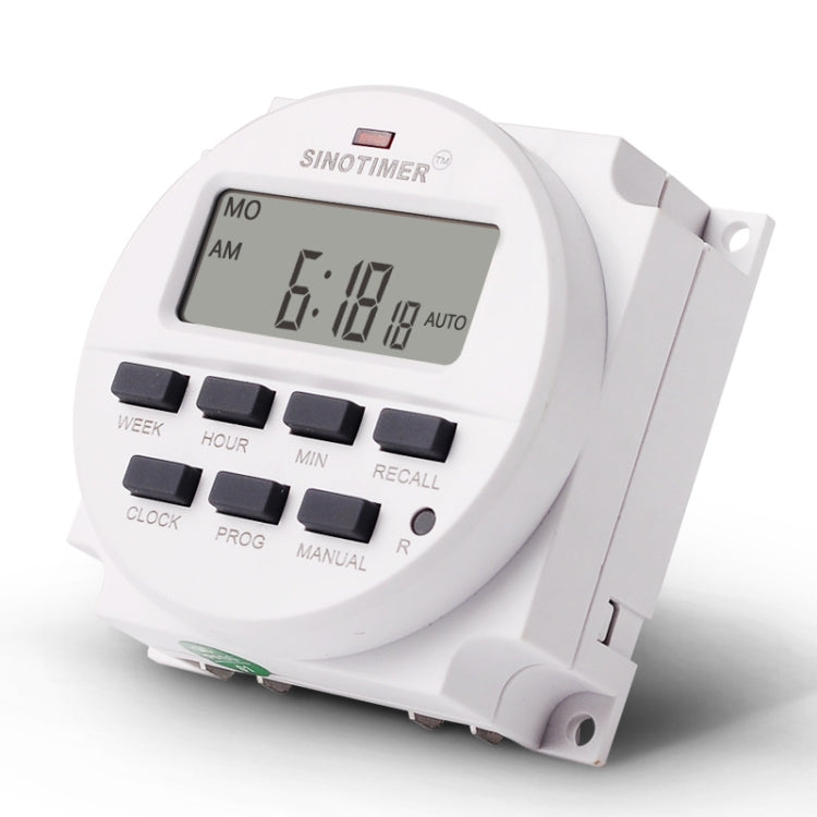 SINOTIMER TM618N-4 12V 7 Days Weekly Programmable Digital Electronic Timer Switch - Switch by SINOTIMER | Online Shopping South Africa | PMC TechLife | Buy Now Pay Later Mobicred