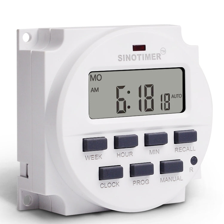 SINOTIMER TM618N-6V 7 Days Weekly Programmable Digital Electronic Timer Switch - free shipping - PMC TechLife - Order now!