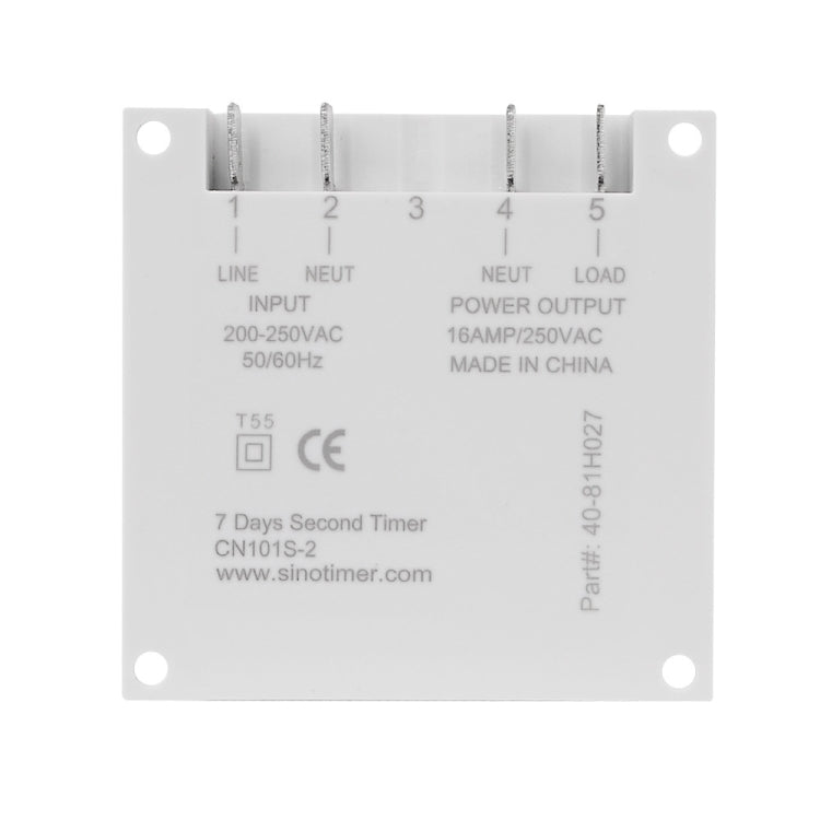 SINOTIMER CN101S-3 24V 1 Second Interval Digital LCD Timer Switch 7 Days Weekly Programmable Time Relay - Switch by SINOTIMER | Online Shopping South Africa | PMC TechLife | Buy Now Pay Later Mobicred