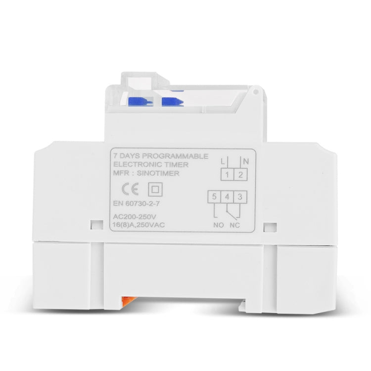 SINOTIMER TM919A-2 220V 16A Din Rail Mount Digital Timer Switch Microcomputer Weekly Programmable Time Relay Control - free shipping - PMC TechLife - Order now!