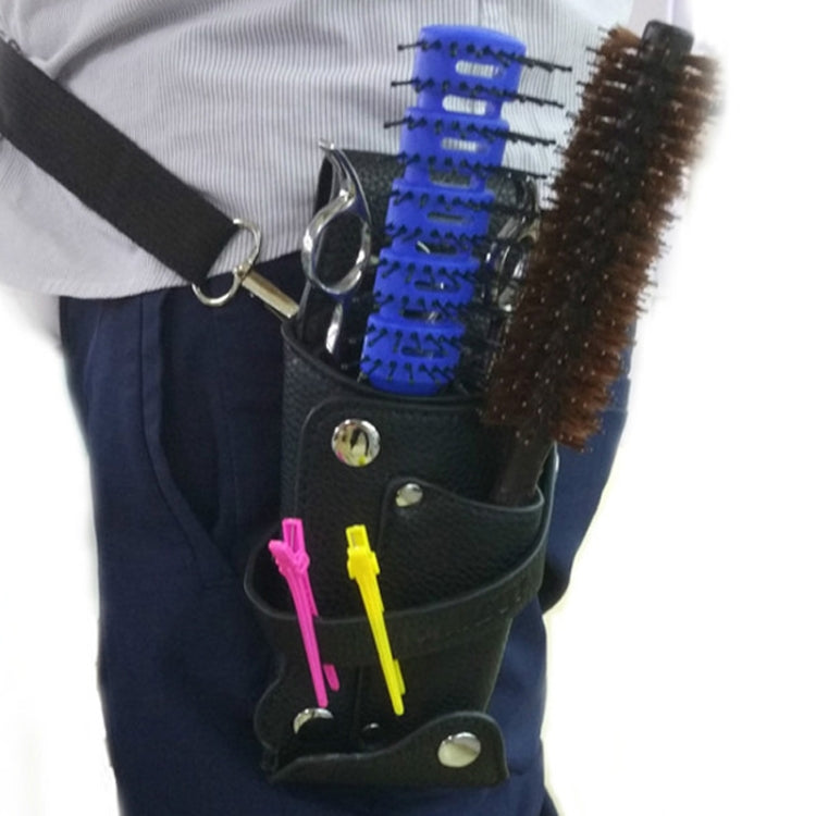 Hairdresser Hairdressing Tool Belt Bag Salon Hair Cutting Scissors Organizer(Black) - free shipping - PMC TechLife - Order now!