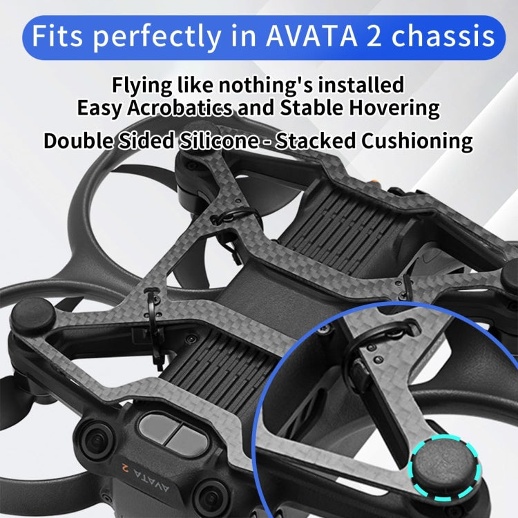 For DJI Avata 2 RCSTQ Chassis Armor Carbon Fiber Lightweight Protection Crash Bumper - free shipping - PMC TechLife - Order now!