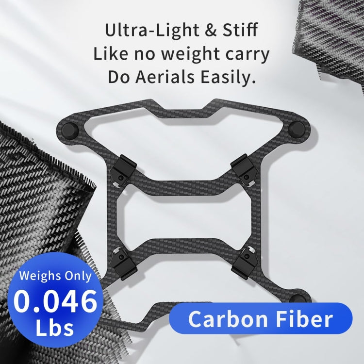 For DJI Avata 2 RCSTQ Chassis Armor Carbon Fiber Lightweight Protection Crash Bumper - free shipping - PMC TechLife - Order now!