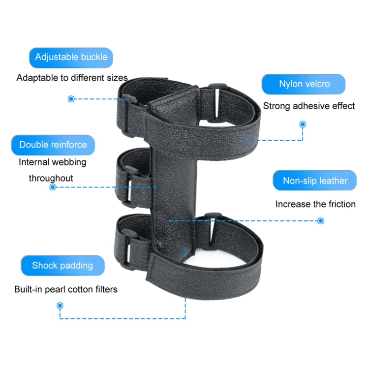 Bicycle Water Bottle Strap Cycling Outdoor Bluetooth Speaker Band(Black) - Others by PMC TechLife | Online Shopping South Africa | PMC TechLife | Buy Now Pay Later Mobicred