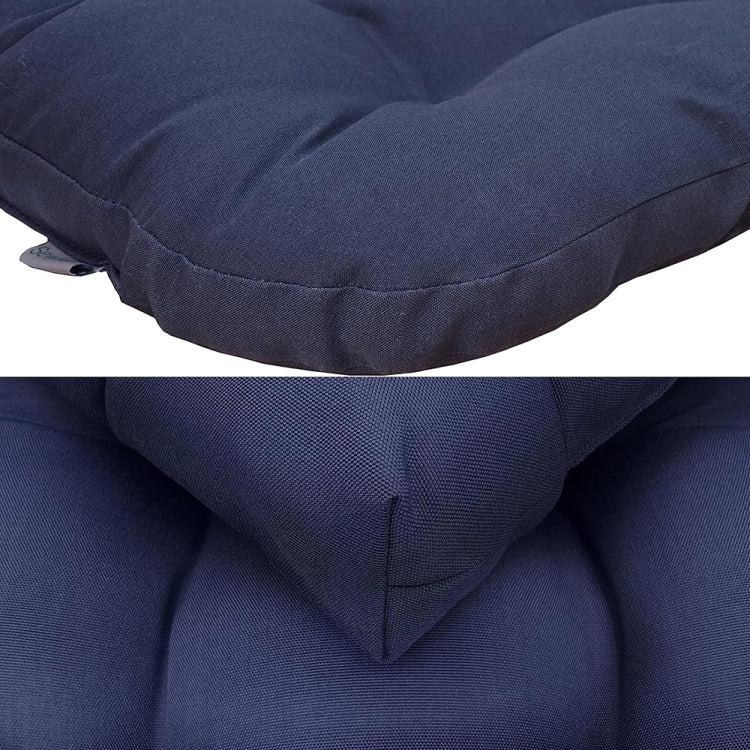 1pair 48 x 48cm Garden Patio Rattan Chair Waterproof Cushion Thick Soft Sofa Cushion(Light Grey) - Cushions & Pillows by PMc TechLife | Online Shopping South Africa | PMc TechLife | Buy Now Pay Later Mobicred