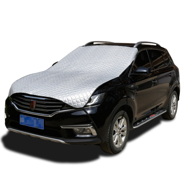 Car Front Windshield Cover Sun Shade Snow Shield Sunscreen Heat Insulation Frostproof Car Coat Half Cover, Style: Protecting Hood(Silver) - Window Foils & Solar Protection by PMC Jewellery | Online Shopping South Africa | PMC Jewellery | Buy Now Pay Later Mobicred